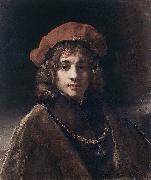 REMBRANDT Harmenszoon van Rijn Portrait of Titus oil painting